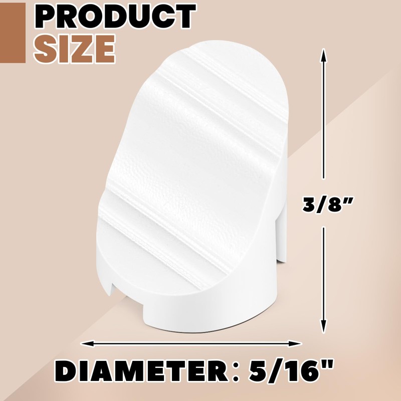 Landical 25 Pcs Doors Frame Plugs Diameter 5/16" x 3/8",