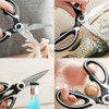 Professional Multipurpose Kitchen Scissors, Sharp Stainless Steel Kitchen Scissors with