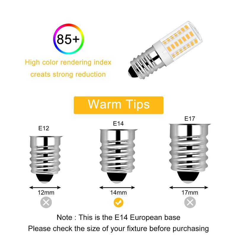 LFLAMPON E14 Led Bulb European Base Turkish Lamp Bulb Replace,
