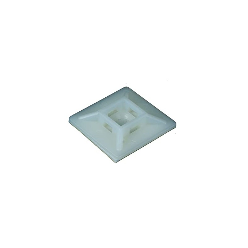 Queens of Christmas 100Pk Zip Tie Mount, 1", White