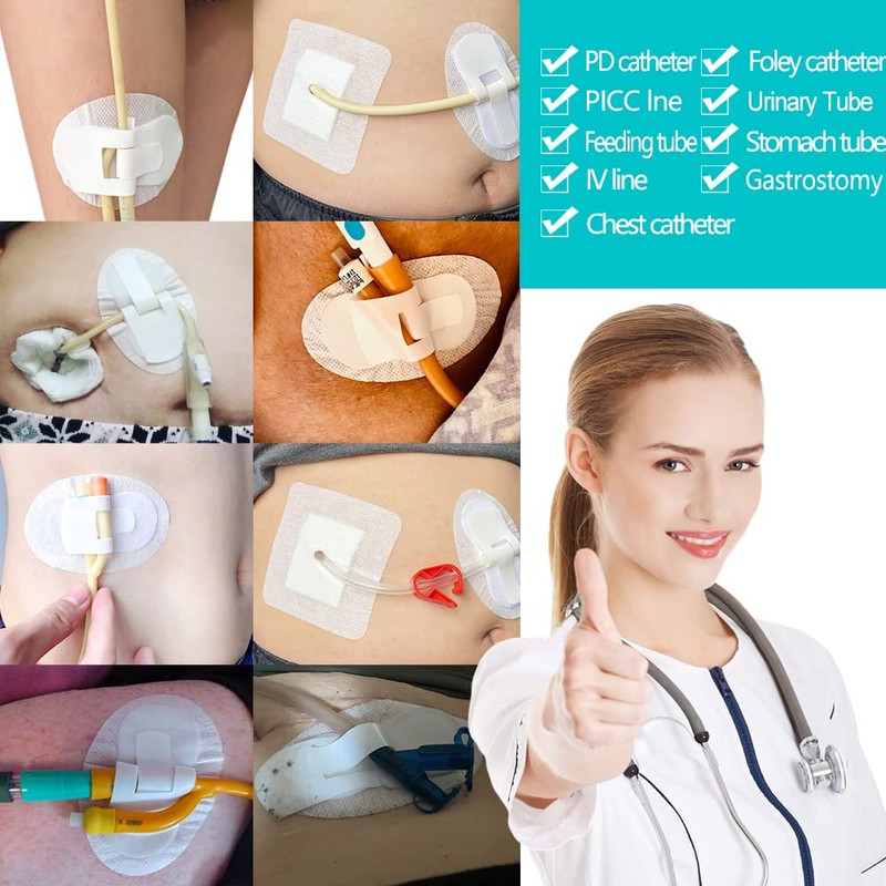 Low-Profile Catheter Stabilization Device for Kids Baby's Gtube Feeding Tube