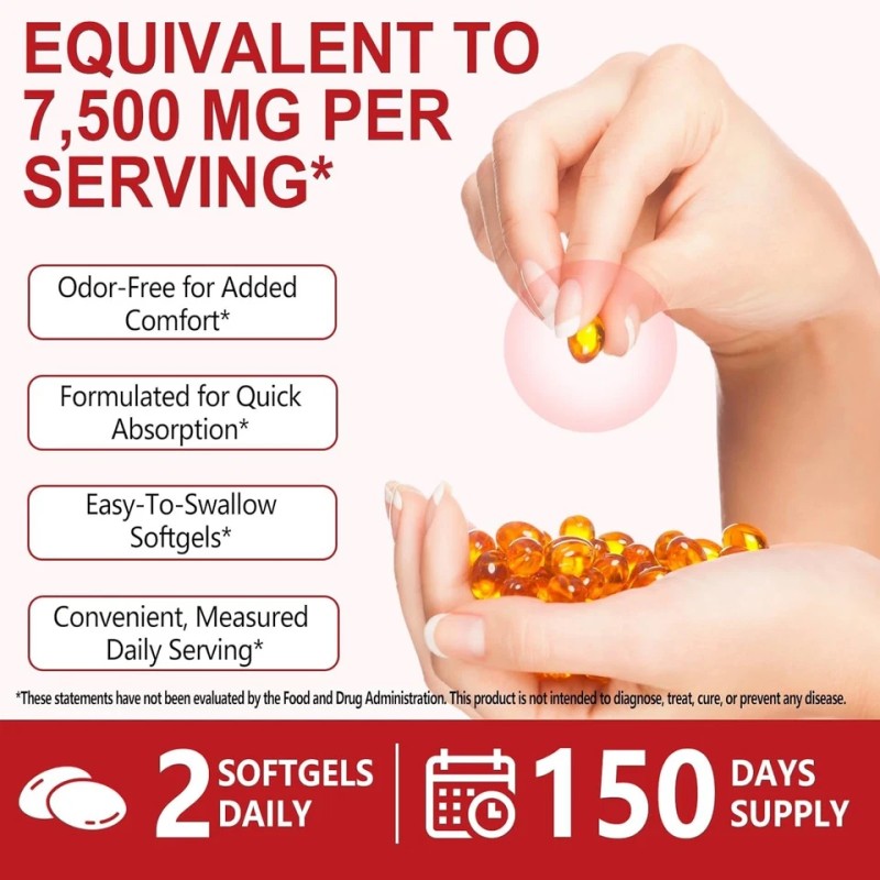 Micro Ingredients Odorless Garlic 7500mg Per Servings, 300 Softgels |