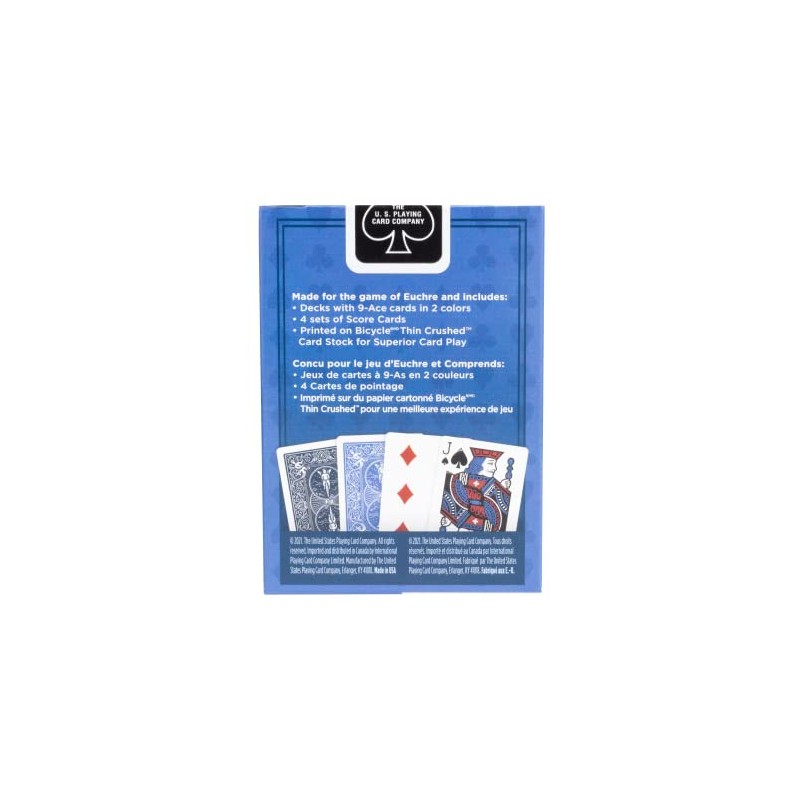 Bicicleta Euchre Baraja de Cartas – 9 a través de