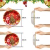 KEELYY Christmas Plates, Set of 3, 22 cm Diameter Plates