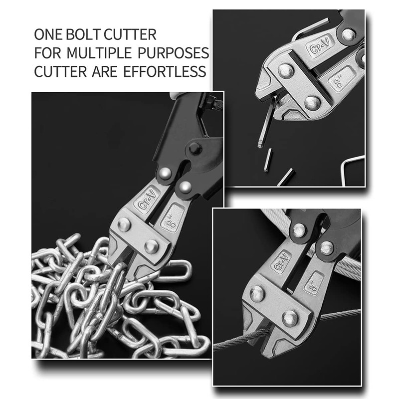Bolt Cutter, Meccion Heay Duty 8" CR-V Mini Bolt and
