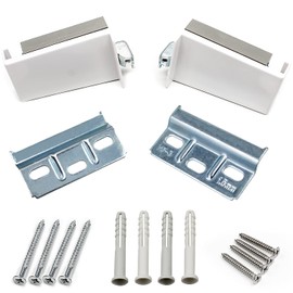 ZUZGO Cupboard Hanger, 1 Pair (Right & Left) Cabinet Hanger, Wall Mounting, Cabinet for Furniture Hangers, Cabinet Support (Load Capacity 160 kg)