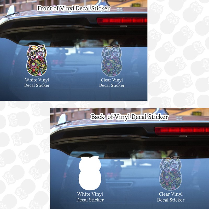 Enigma Design Company Heat Miser White Vinyl Nontransparent Decal Sticker