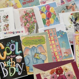 Several Brands Lot of 30 RANDOM Greeting Cards + 30 Envelopes, Varied Holidays Brands Occasions