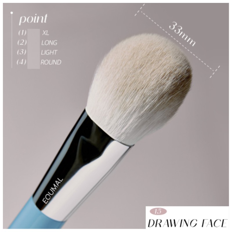 EQUMAL Easy Brush AA Collections Choose 1ea, Type:AA15 Drawing Face