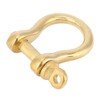 Atyhao 2Pcs Shackle Locks, Brass Horseshoe Buckles U Shaped Hook
