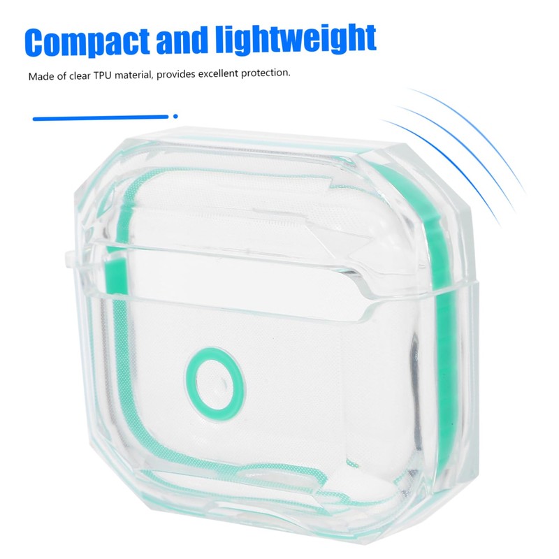 Gatuida 2pcs Wireless Earphone Protector Case Cover for TPU Impact
