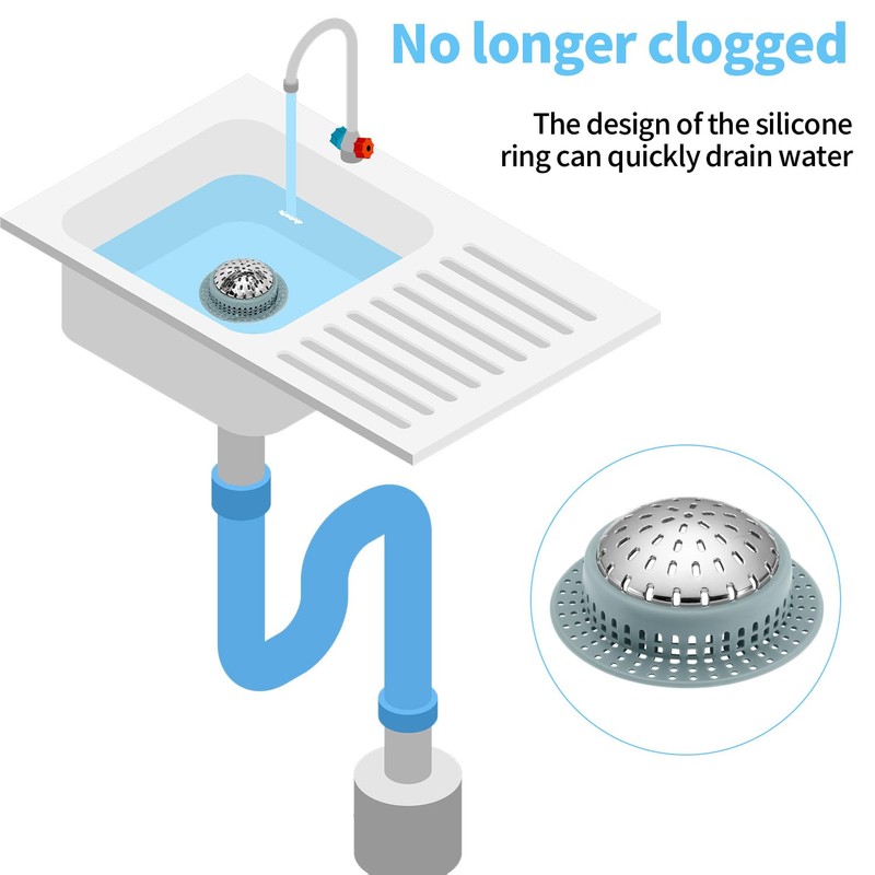 Shower Drain Hair Catcher, Shower Drain Cover, Bathtub Drain Hair