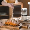 Wissy&Konny Sourdough Starter Jar,2PACK 35OZ Wide Mouth with Ounce Scale