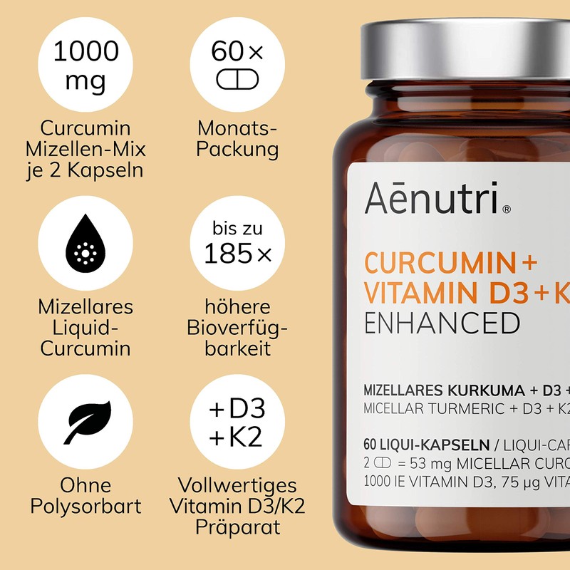 Curcumin Plus High Dose | Liquid Turmeric in Micellar Formula