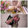 MECCANIXITY 10 Pcs Flower Wrapping Paper 22.8x22.8 Inch Waterproof Florists