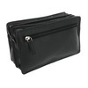 VISCONTI Soft Leather Wrist Bag With Detachable Strap 18233 Black