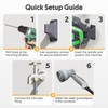 ALAIAL Retractable Garden Hose Reel, 1/2 in x 100 Ft,