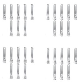 Gokoti 32 Pieces Mini Crowbar Stainless Steel Flat Multifunctional Small Lever Crowbar Mini Crowbar Survival Opener Tool Set