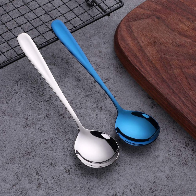 Bisda Curry Spoon, Soup Spoon, Dinner Spoon, 8 Colors, Set