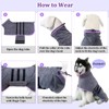 Dog Drying Coat Bathrobe Towel,Microfibre Material Fast Drying Super Absorbent