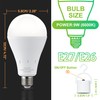 DEBAOBULB 6 Pack Rechargeable Emergency Light Bulbs, Battery Powered Energy