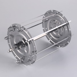 Kispog Rotisserie Skewers for Air-Fryer Oven: 8-pack Stainless Steel Kebab Skewers - Rotating & Even Heating - for Instant Vortex 10/10.6 QT - BBQ Meat Vegetables Fruits