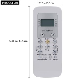 Allimity RG56/BGEFU1-CA Replacement Remote Replacement for Carrier Universal AC Air Conditioner RG56 BGEFU1-CA