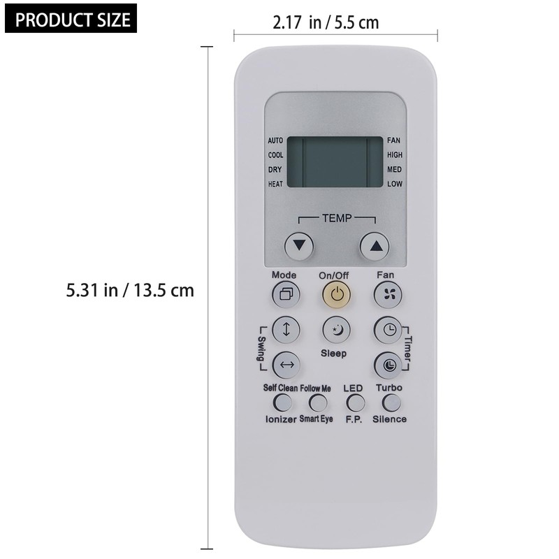 Allimity RG56/BGEFU1-CA Replacement Remote Replacement for Carrier Universal AC Air
