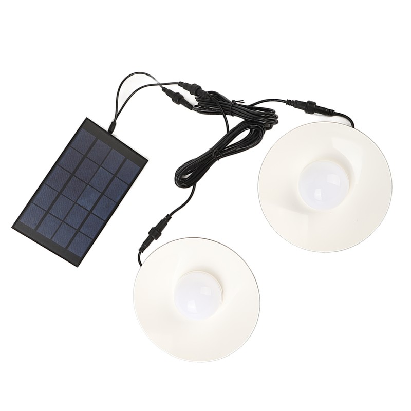 Outdoor Solar Lights IP65 Waterproof Energy Conservation 2 Headed Infrared