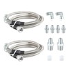 GSTP 6AN SS Transmission Cooler Hose Line Kitting Stainless Steel