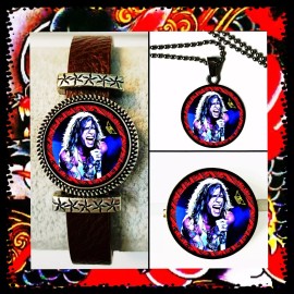 AEROSMITH DREAM ON SET OF 3  BRACELET NECKLACE PIN