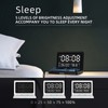Multifunctional Digital Mirror Clock 15W Wireless Charging Alarm Clock with