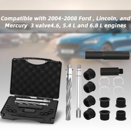P Polerden 39300 Ford Triton 3 Valve M16x1.5 Sparkplug Insert Installer Kit to Repair The Spark Plug Threads in Cylinder Compatible with 2004-2008 Ford Triton 3 Valve 4.6L, 5.4L and 6.8L Engines