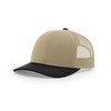 Richardson 112 Trucker Hat Khaki/Black, OSFM