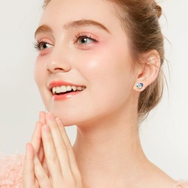 Hypoallergenic Dog Earrings 925 Sterling Silver Cute Animal Dog Stud Earrings Dog Jewelry Gifts for Women s Pet Dog Lover