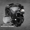 Farabi Sports Boxing HeadGuard, Helmet Head prototector Gear Real Leather