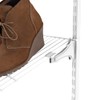 ClosetMaid ShelfTrack 2-Pack Shoe Shelf Brackets for Wire Shelving, Compatible