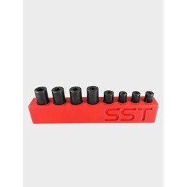 SST Tap Socket Wrench Set | 8-piece Tap Socket Adapter | Compatible with All M.C.T.I. Taps Up To 1/2" (Number and Fractional)