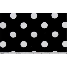 Black, and, White, Polka, Dot, Valance, Sale, Cotton, Window Curtain, Treatment, 43W x 15L