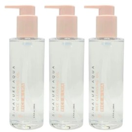 Esnature S-Nature Aqua Rice Cleansing Oil 200ml x 3 Mild Cleansing / 에스네이처 아쿠아 라이스 클렌징오일 200ml x 3개 순한클렌징