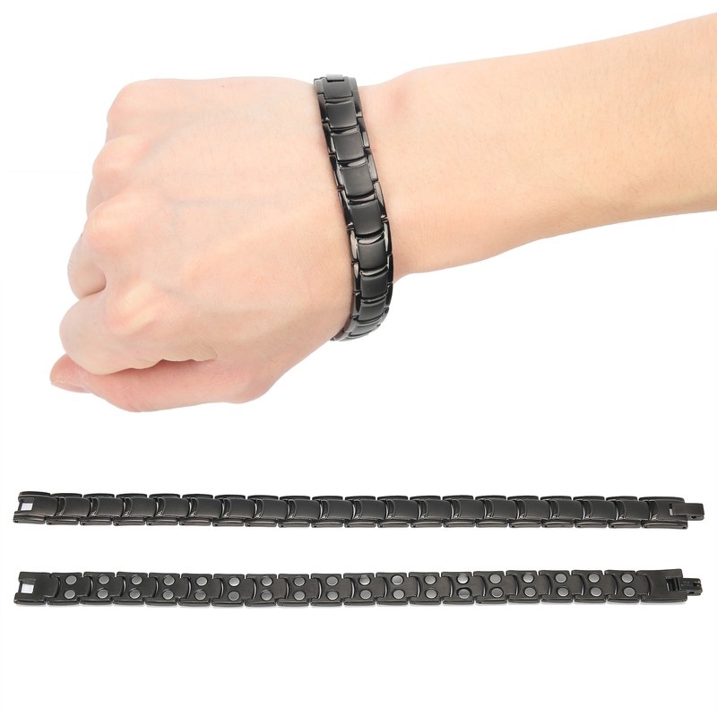Stainless Steel Bracelet Magnetic Therapy Hand Chain Health Care Jewelry