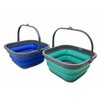 SAMMART 5.5L Set of 2 Collapsible Square Handy Bucket/Foldable SquareWater