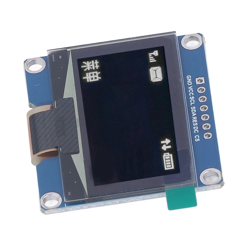 7Pin 1.54in IPS Display Module SPD0301 Drive IC 128X64 SPI