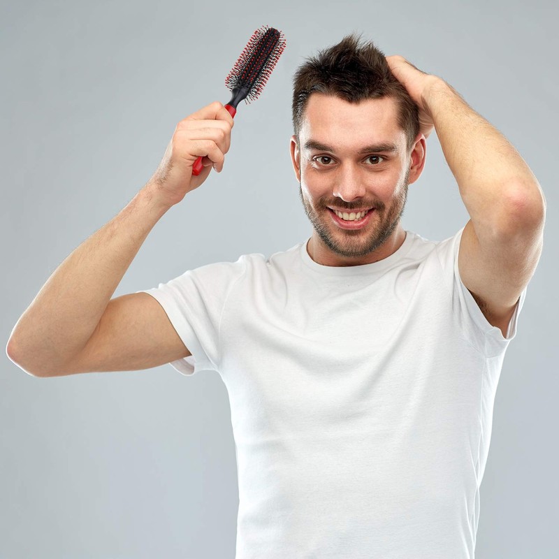 Great Roller Round Men's Hair Brush Great Comb Round Hair