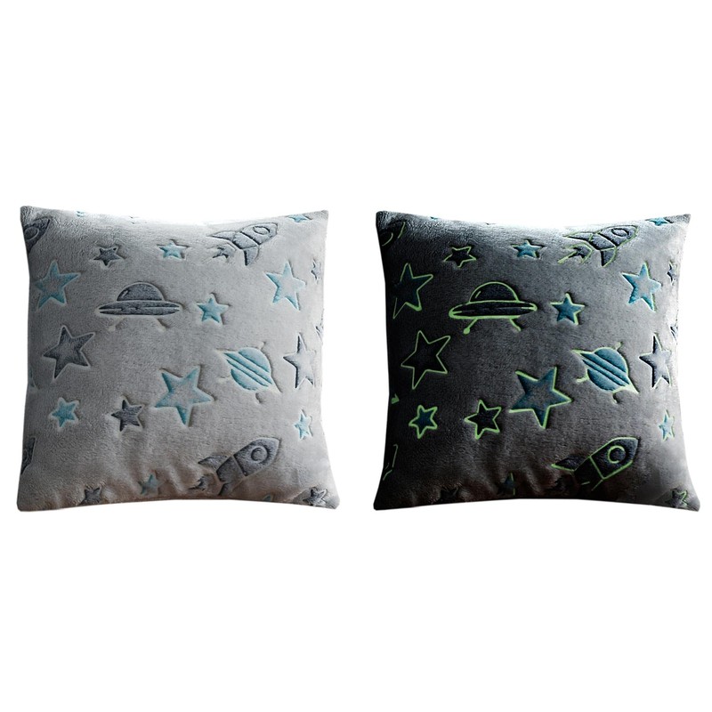 Olivia Rocco Glow In The Dark Teddy Fleece Duvet Cover