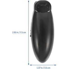 Soporte para Gafas de Sol para Coche S Tipo, Clip Práctico Negro 6 Piezas, Accesorios para Visera de Vehículo, Porta Anteojos Resistente Interior Automotor