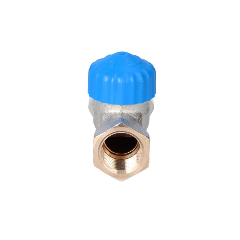 Heimeier 2242-02.000 Thermostatic Valve Base 1/2 Inch Passage Nickel-Plated