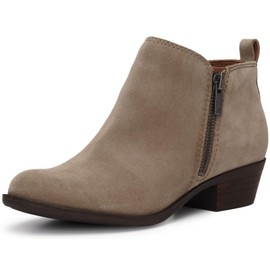 Lucky Brand Women's Basel Ankle Boot, Stonerock, 7.5