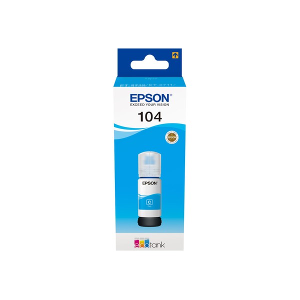 Epson EcoTank 104 Cyan Genuine Ink Bottle