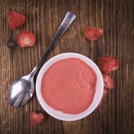 Organic Strawberry Powder - Pure All Natural Powder for Baking, Smoothie, Cooking, 8 oz